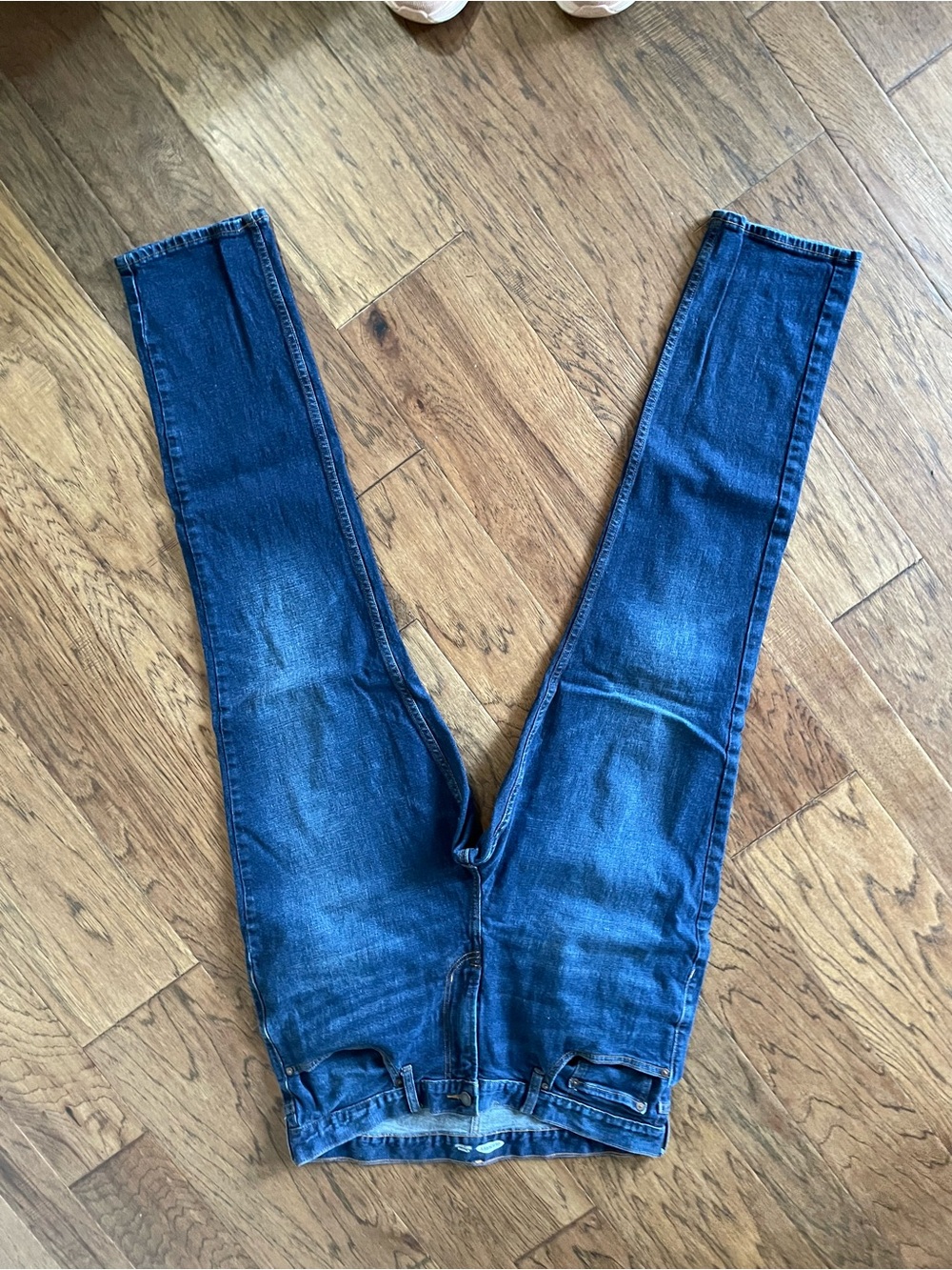 Old Navy Men Mid/Dark Wash Athletic Built-In Flex Jeans 36/32